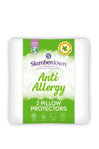 An Image of 2 Pack Anti Allergy Pillow Protectors