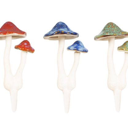 bf8827d6ec7405ba7775e945b51c2936e90a3cb19b16c42c98da755b745bc4da.jpg An Image of Twin Mushroom 25cm Garden Ornament