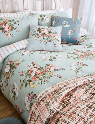 An Image of Laura Ashley Pure Cotton Rosemore Bedding Set