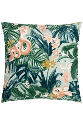 An Image of 'Medinilla' Tropical Water & UV Resistant Outdoor Cushion