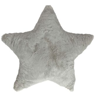 An Image of 'Fur Star' Faux-Fur Cushion
