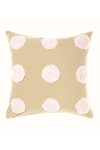 An Image of 'Haze' Tufted Polka Dot Pillowcase Sham