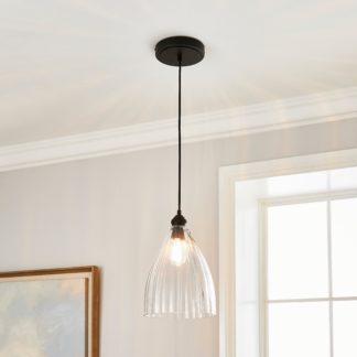 An Image of Churchgate Allexton Black Ceiling Fitting Black