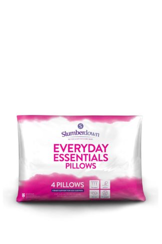 An Image of 4 Pack Everyday Essentials Firm Support Pillows
