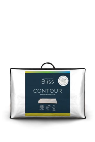 An Image of Single Bliss Contour Firm Support Pillow with Breathable Cover