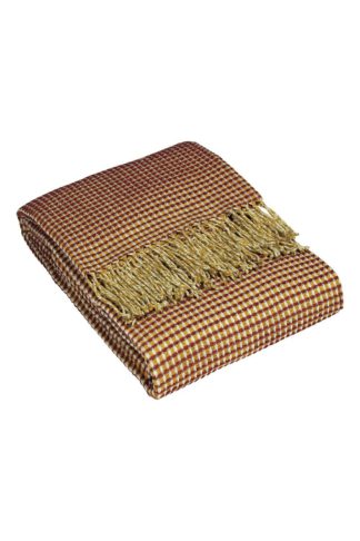 An Image of 'Rowan' Multi-Tonal Waffle Throw