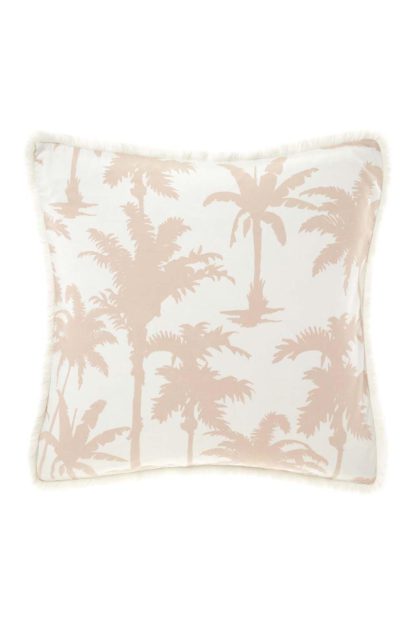 An Image of 'Luana' Floral Fringed Pillowcase Set