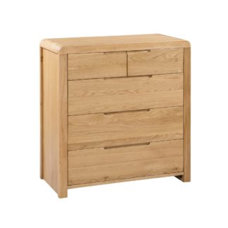An Image of Curve Chest of Drawers Brown