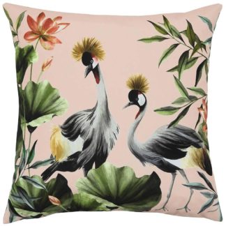 An Image of 'Cranes' Exotic Water & UV Resistant Outdoor Cushion