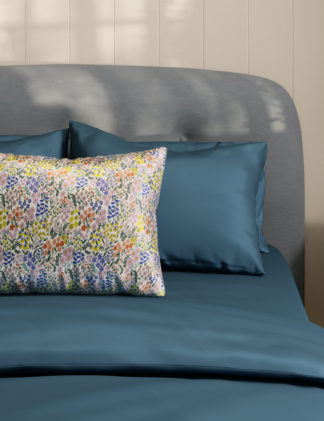 An Image of M&S Pure Silk Floral Pillowcase