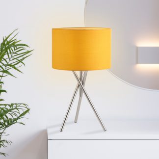 An Image of Bella Tripod Table Lamp - Ochre