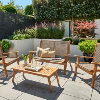 An Image of Walden Folding Lounge Set Natural