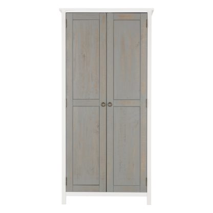 An Image of Vermount Double Wardrobe White