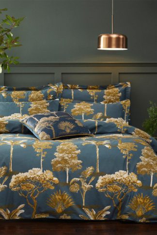 An Image of 'Arboretum' Global 200TC Cotton Sateen Duvet Cover Set