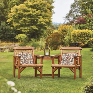 An Image of Anchor Fast Weydale Rustic Alcove Seat FSC