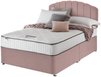 An Image of Silentnight Middleton 800 Pkt Memory Kingsize Divan Bed-Pink