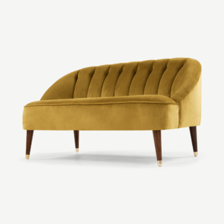 An Image of Margot 2 Seater Sofa, Antique Gold Recycled Velvet