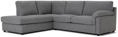 03184aa7d0e4205ba6871b10136d780fe1da8a28b629f09270dc70c509db65a3.jpg An Image of Habitat Florence Left Corner Fabric Sofa - Grey