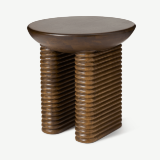 An Image of Kalaspel Side Table, Dark Mango Wood