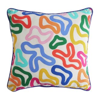 An Image of Habitat Large Colourful Outdoor Scatter Cushion