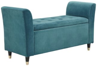 An Image of GFW Genoa Window Fabric Seat - Teal