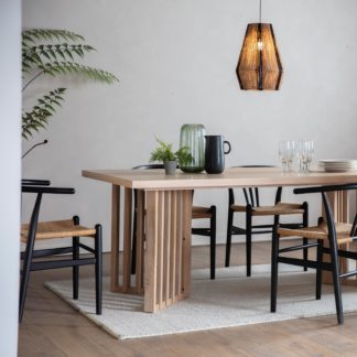 An Image of Loma Large Dining Table Natural