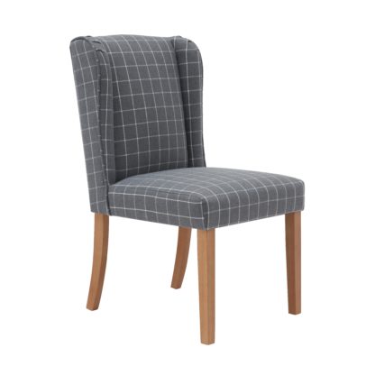 An Image of Oswald Set of 2 Dining Chairs Grey/White