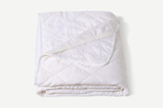 An Image of Ethical Bedding Double Mattress Topper, 100% Eucalyptus Silk with Bamboo Filling