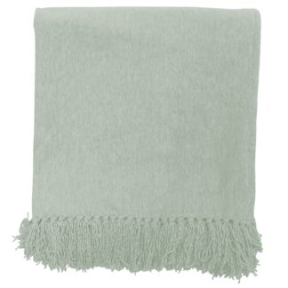 An Image of Chenille Throw - Sage - 150x180cm