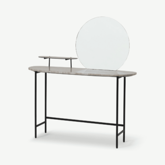 An Image of Tiziana Dressing Table, Caramel Marble