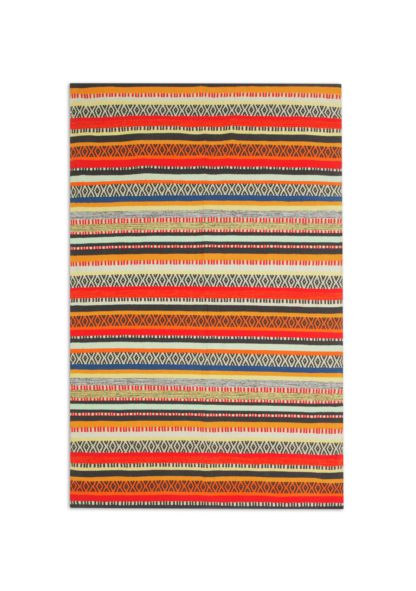 An Image of Habitat Edith Flatweave Cotton Rug - Multi - 120x180cm