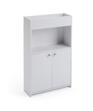 An Image of Argos Home Prime 2 Door Cabinet - White