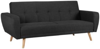 An Image of Farrow Double Fabric Sofa Bed - Grey