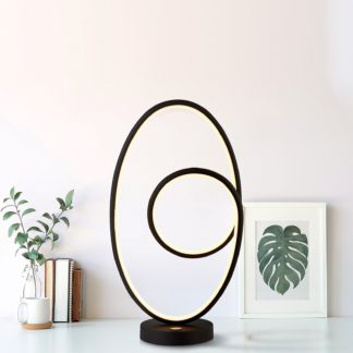 An Image of Sasha LED Table Lamp - Black