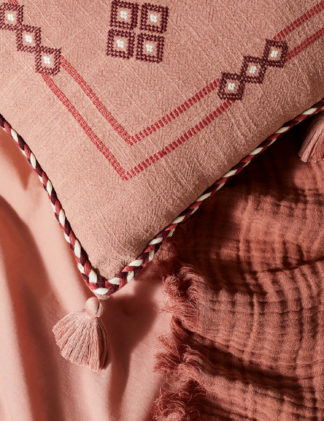 An Image of M&S X Fired Earth Marrakech Collection Sofia Cushion