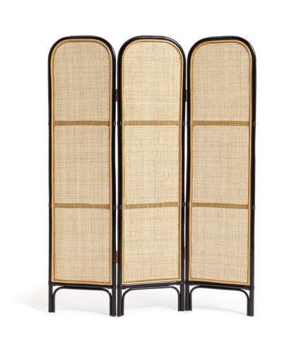 An Image of Habitat Rattan Room Divider - Natural