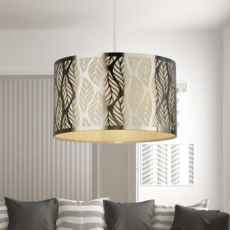 An Image of Serena Easy Fit Lamp Shade - Chrome