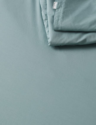 An Image of M&S X Fired Earth Washed Cotton Deep Fitted Sheet