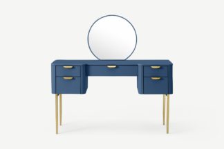An Image of Ebro Dressing Table, Large, Blue