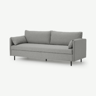 An Image of Hitomi Platform Sofa Bed, Mountain Grey Fabric