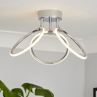 An Image of Hudson LED 3 Rings Ceiling Light