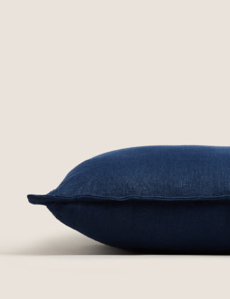An Image of M&S Pure Linen Cushion