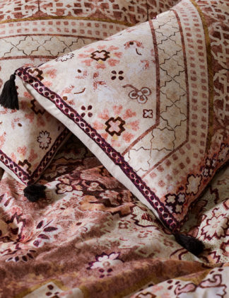 An Image of M&S X Fired Earth Marrakech Sofia Bedding Set