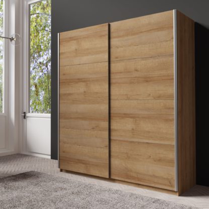 34edadd78c21f265061ce729d4031bc152e2dfa3f94523b102bb208feb3b9ed1.jpg An Image of Lincoln 180cm Sliding Wardrobe Black