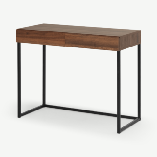 An Image of Hopkins Compact Desk, Walnut Effect