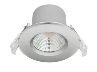 An Image of Philips Taragon Nickel Recessed Spotlight - Silver