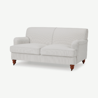 An Image of Orson 2 Seater Sofa, Off-White Striped Recycled Safi