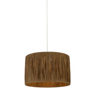 An Image of Raffia Easy Fit 35cm Shade - Natural