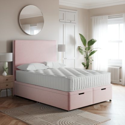 41578aebfe2f19226696ee9180cc02854ec54a35c2fc98a54020524a1aa06e87.jpg An Image of End Velvet Ottoman Base Blush Velvet