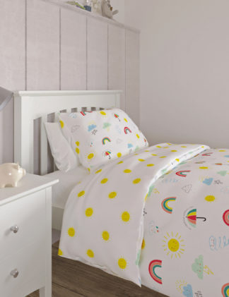 An Image of M&S Cotton Blend Weather Bedding Set
